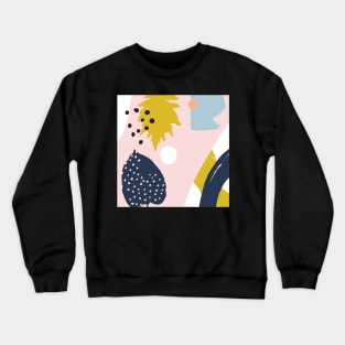 Summer Fun Abstract Pattern Crewneck Sweatshirt